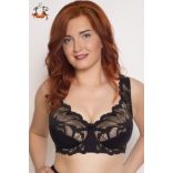 Marta Lauren csipkés melltartó, fekete-arany